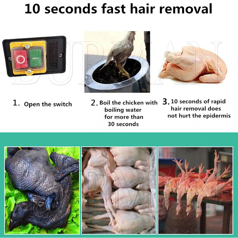 Nieuwe Kwartelduiven Vogel Ont - Chicken Plucker Machine recensie en prijs